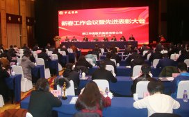 華通醫(yī)藥集團召開新春工作會議暨先進表彰大會